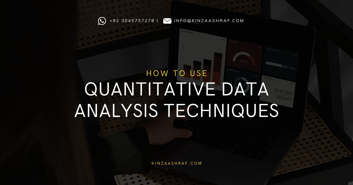 QUANTITATIVE DATA ANALYSIS TECHNIQUES visual data 4